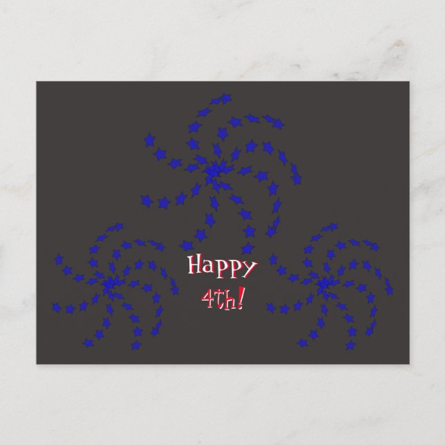 Postcard - Fireworks Greetings (Front)