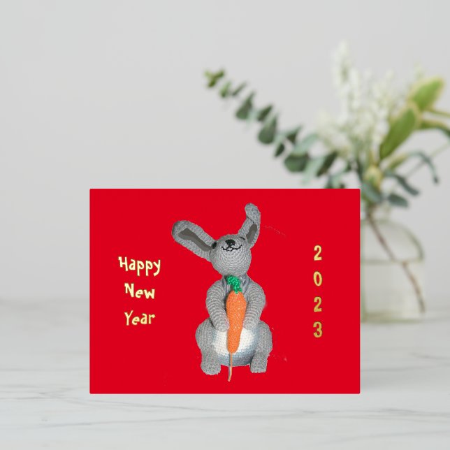 Postcard (foil) - 2023 Chinese New Year (Standing Front)