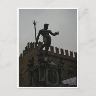 Postcard - Fontana del Nuttuno, Bologna, Italy