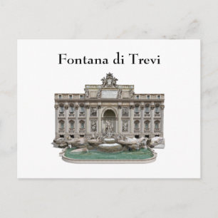 Postcard: Fontana di Trevi: Trevi Fountain Postcard