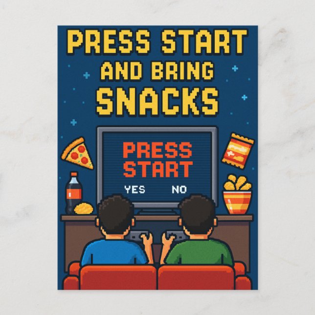 Postcard for Retro Gamer Friends (Front)