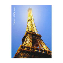 Postcard France Eiffel tower