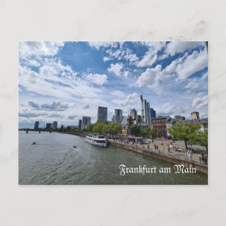Postcard, Frankfurt am Main Holiday Postcard