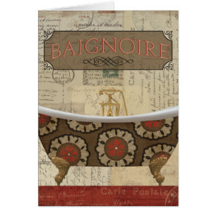 Postcard French Bathroom