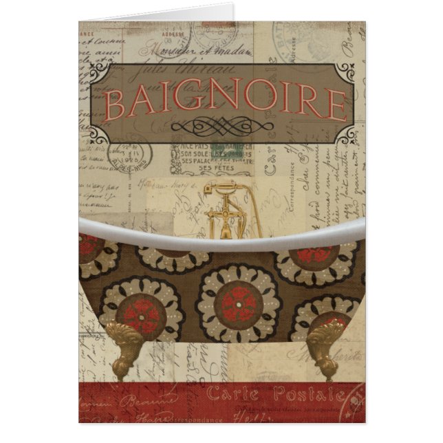 Postcard French Bathroom (Front)