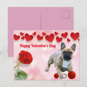 postcard French Bulldog Mother's Day