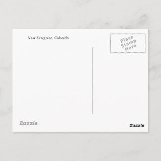 Postcard from Evergreen, Colorado