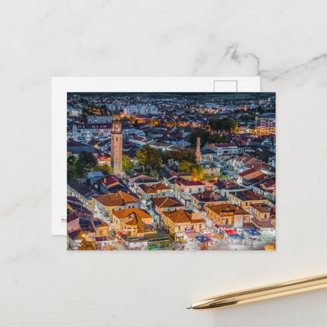 Postcard from Prilep: The Old Bazaar (Front/Back In Situ)