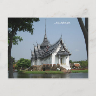 Postcard from Thailand with picture of temple