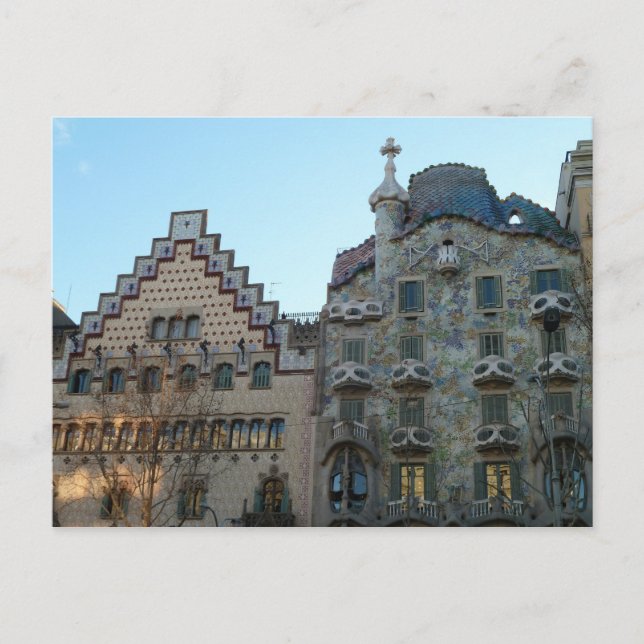 Postcard from the Casa Batlló of Antoni Gaudí (Front)