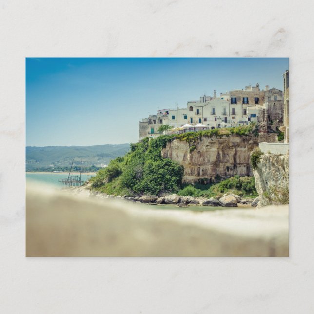 Postcard from Vieste, Apulia, italy (Front)