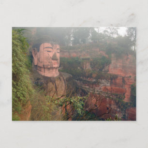 Postcard Giant Buddha in Leshan, Chengdu in China