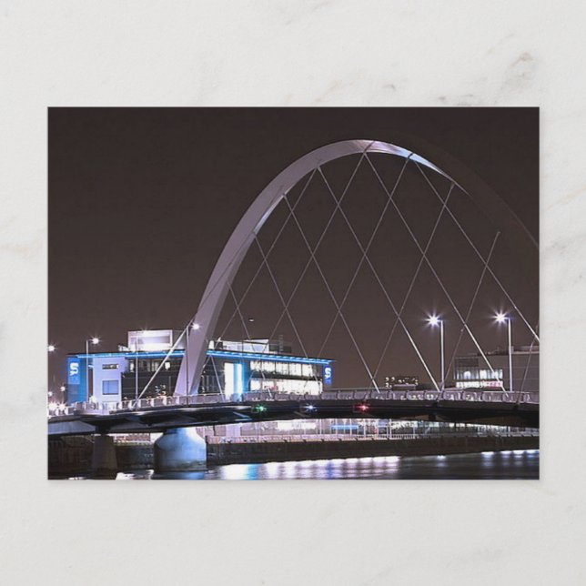 Postcard Glasgow Squinty Bridge (Front)