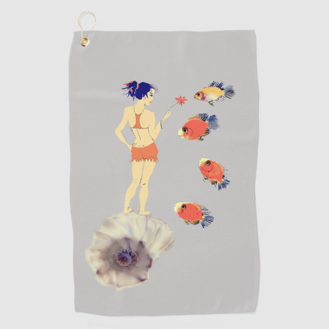 Postcard Golf Towel (Front)