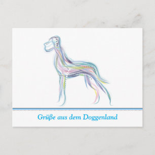 Postcard Great Dane