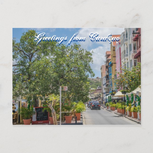 Postcard Greetings from Curacao (Front)