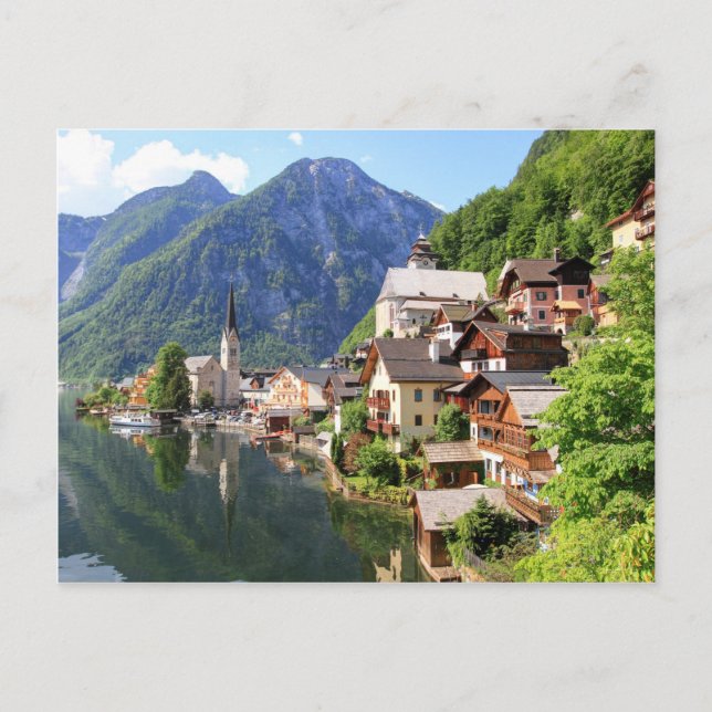 Postcard Hallstatt, Austria (Front)
