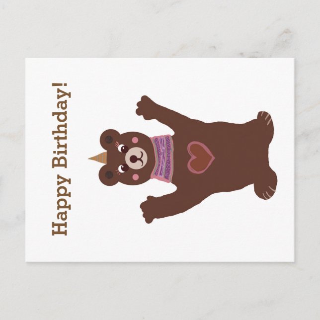 Postcard Happy 1st Birthday (Front)