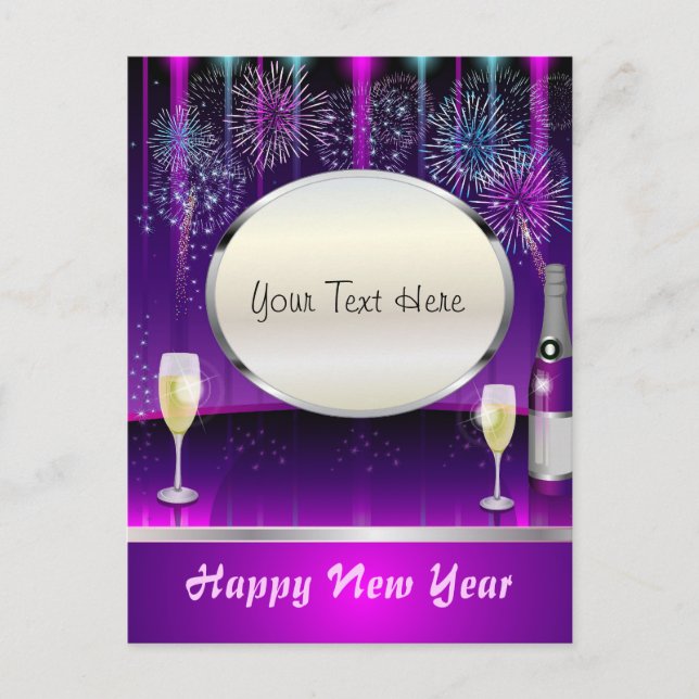 Postcard Happy New Year (Front)