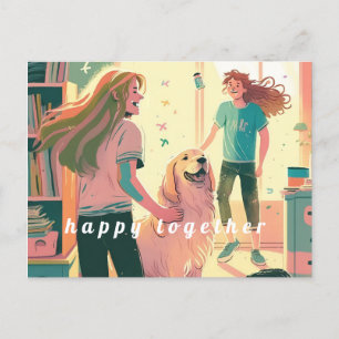 Postcard Happy Together