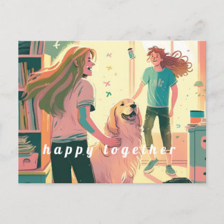 Postcard Happy Together