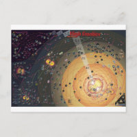 Postcard, High Frontier Colonisation
