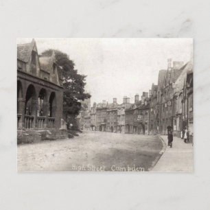 Postcard, High Street, Chipping Campden,  c 1920 Postcard