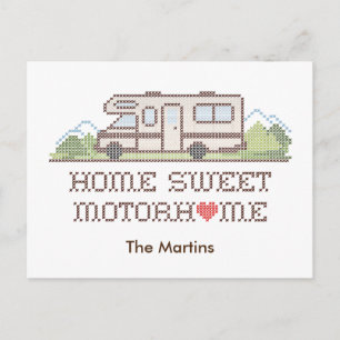 Postcard Home Sweet Motor Home
