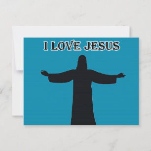 Postcard  i love jesus
