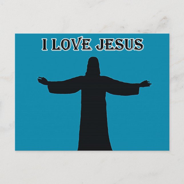 Postcard  i love jesus (Front)