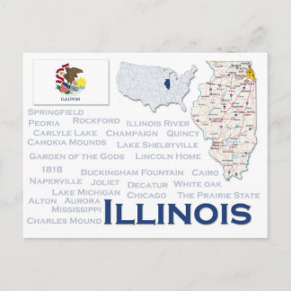 Postcard "Illinois"
