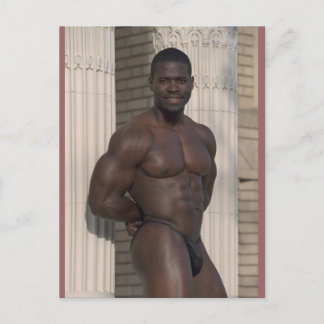 Postcard, Jean Against Columns Postcard