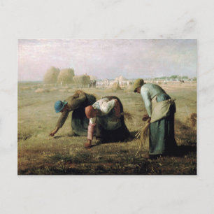 Postcard Jean-François Millet - Gleaners 1857