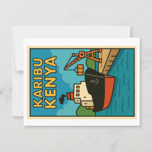 Postcard - Karibu Kenya