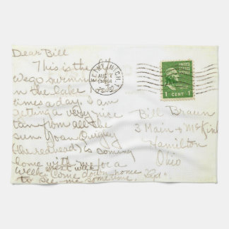 Postcard Kitchen Towel