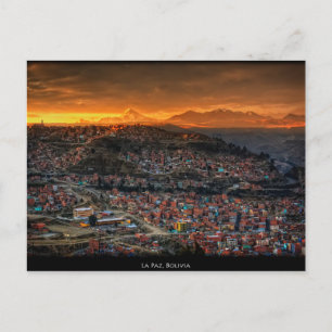 Postcard La Paz, Bolivia
