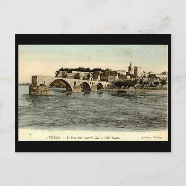 Postcard, Le Pont d'Avignon Postcard (Front)