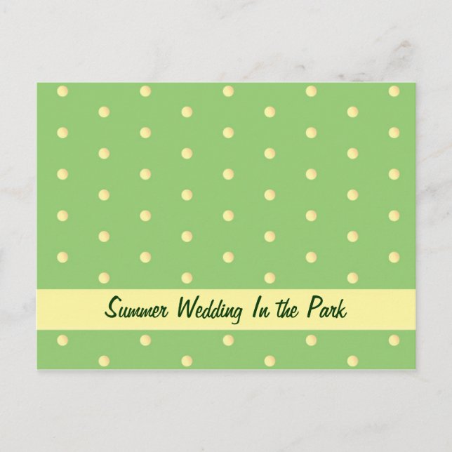 Postcard: Lemon Lime Dots Postcard (Front)