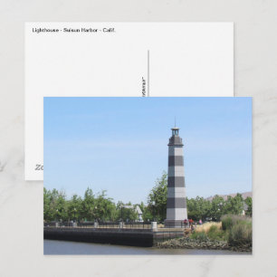 Postcard - Lighthouse - Suisun - California
