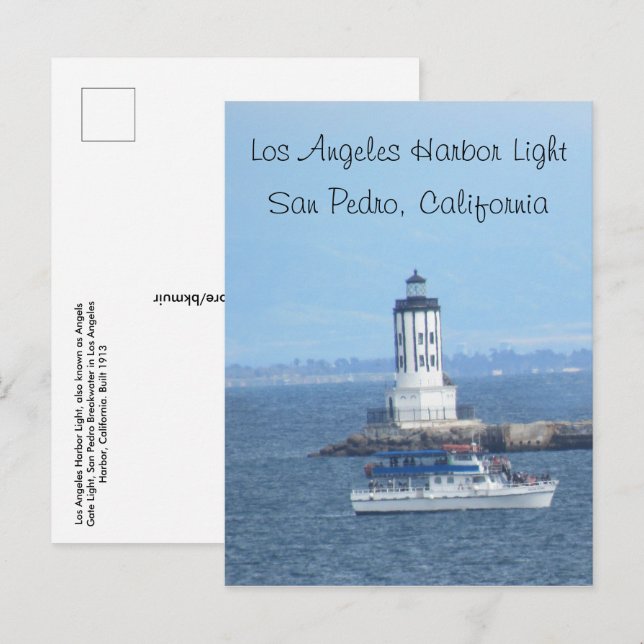 Postcard - Los Angeles Harbour Light (Front/Back)