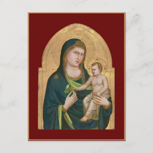 POSTCARD : MADONNA & CHILD : GIOTTO : 1337  (Front)