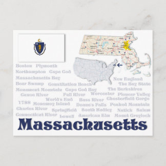 Postcard "Massachusetts"