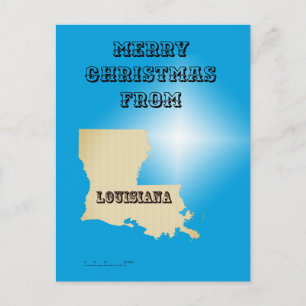 Postcard - Merry Christmas from Louisiana