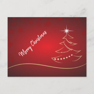 Postcard. Merry Christmas. Holiday Postcard