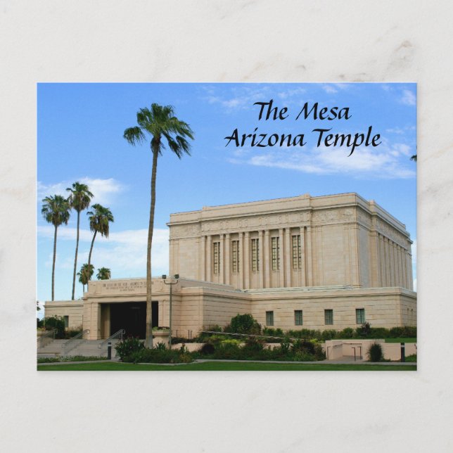 Postcard - Mesa Arizona Temple (Front)