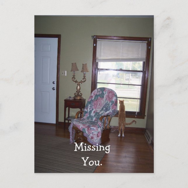 Postcard , Missing You. (Front)
