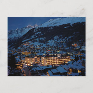 Postcard Mont Cervin Palace, Zermatt, Switzerland