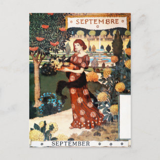 Postcard: Month of  September - Septembre Postcard
