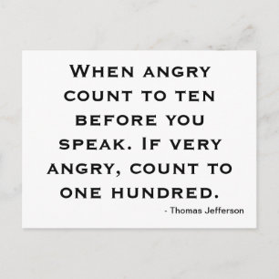 Postcard Motivation - Anger