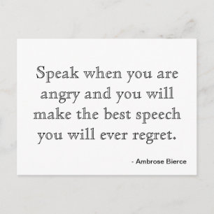 Postcard Motivation - Anger